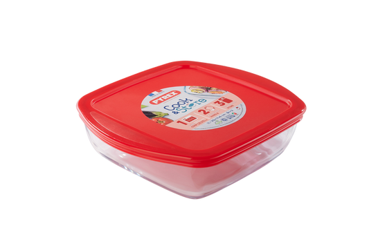 Cook&Store - Square glass storage dish with lid