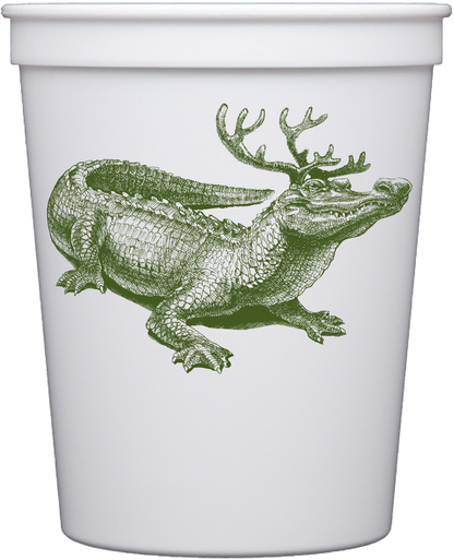 Customizable Christmas Gator 16oz Cups
