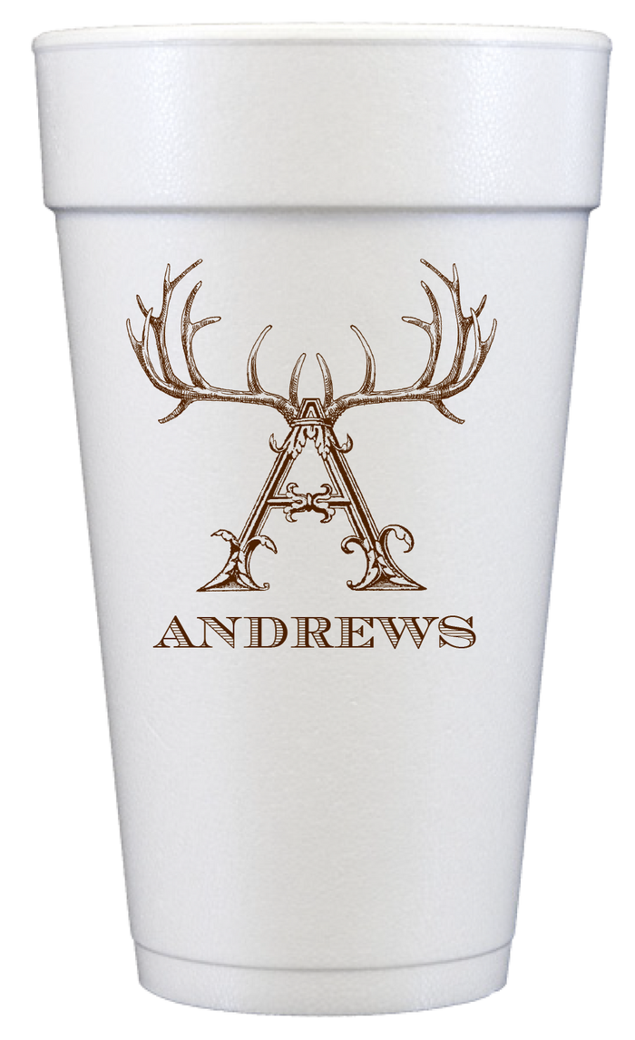 Customizable Foam 20oz Cups Hornabet A