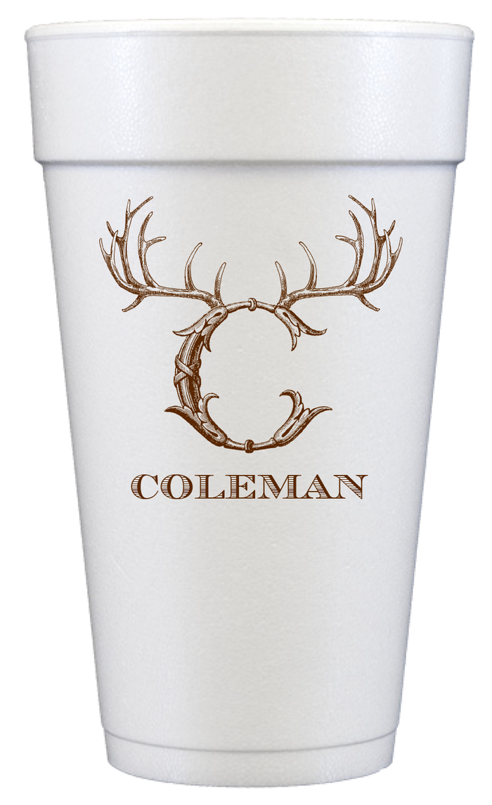 Customizable Foam 20oz Cups Hornabet C