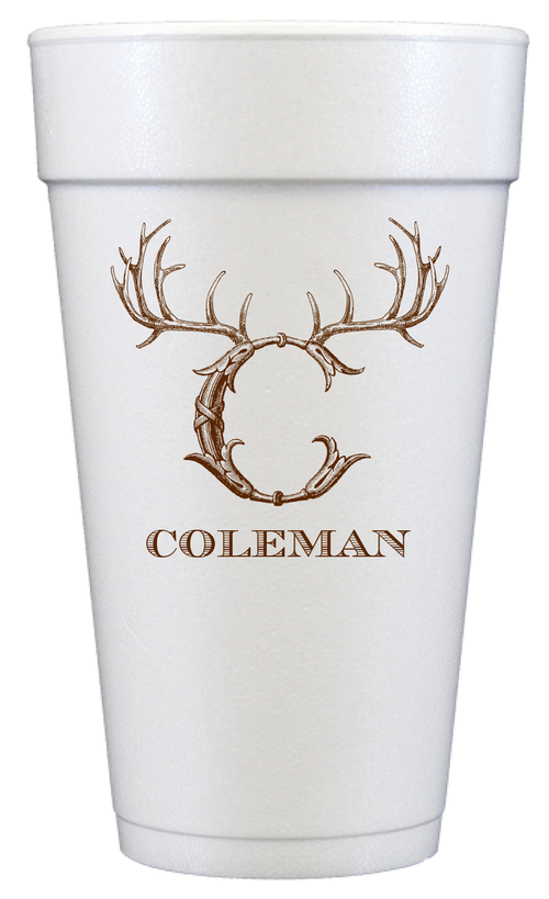 Customizable Foam 20oz Cups Hornabet C