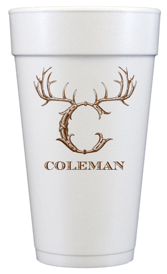 Customizable Foam 20oz Cups Hornabet C
