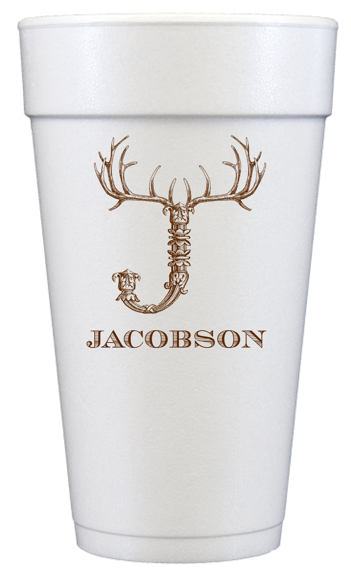 Customizable Foam 20oz Cups Hornabet J