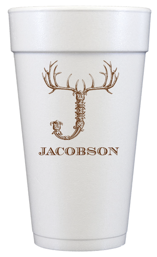 Customizable Foam 20oz Cups Hornabet J