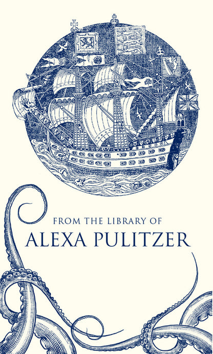Customizable 'From the Library of' Octopus Bookplate Stickers