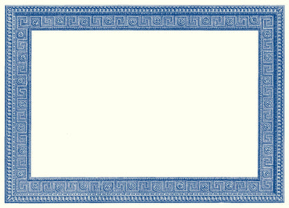 Customizable Greek Key A6 Notes