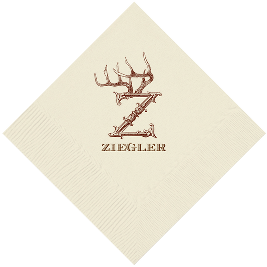 Customizable Hornabet Beverage Napkins Z