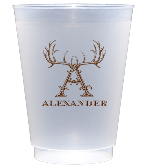 Customizable Hornabet Frosted Shatterproof 16oz Cups A