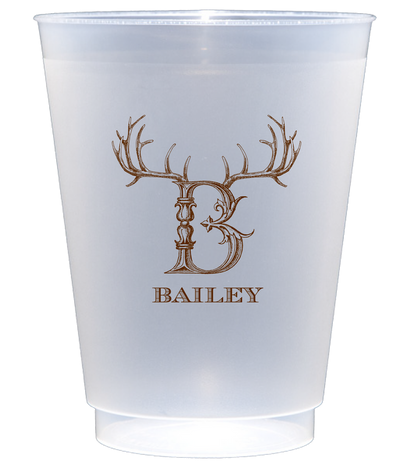 Customizable Hornabet Frosted Shatterproof 16oz Cups B