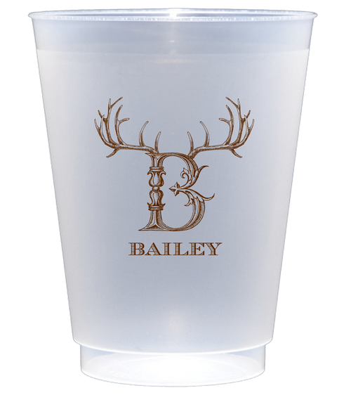 Customizable Hornabet Frosted Shatterproof 16oz Cups B