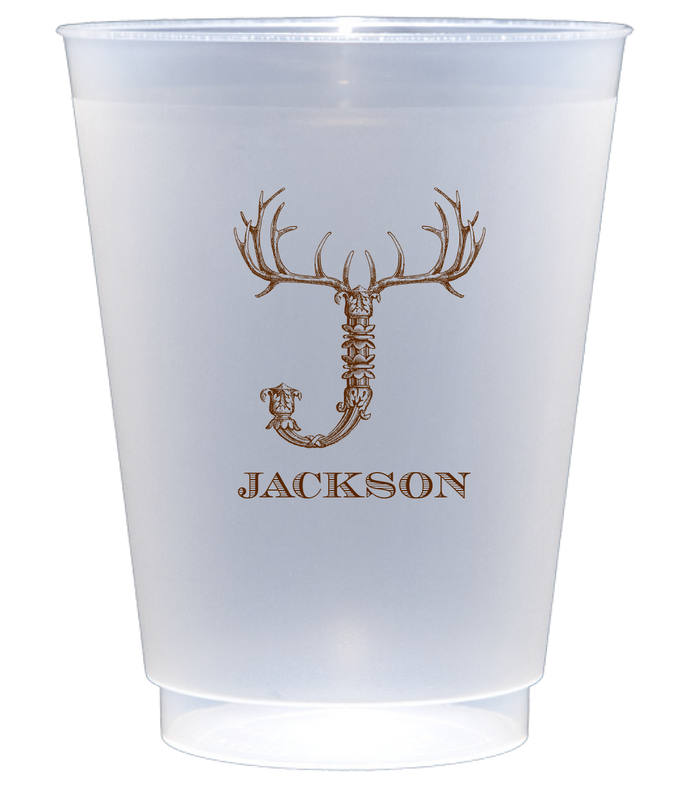 Customizable Hornabet Frosted Shatterproof 16oz Cups J