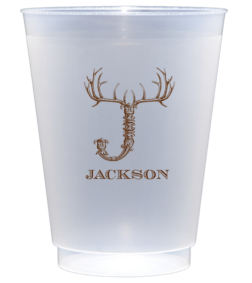 Customizable Hornabet Frosted Shatterproof 16oz Cups J