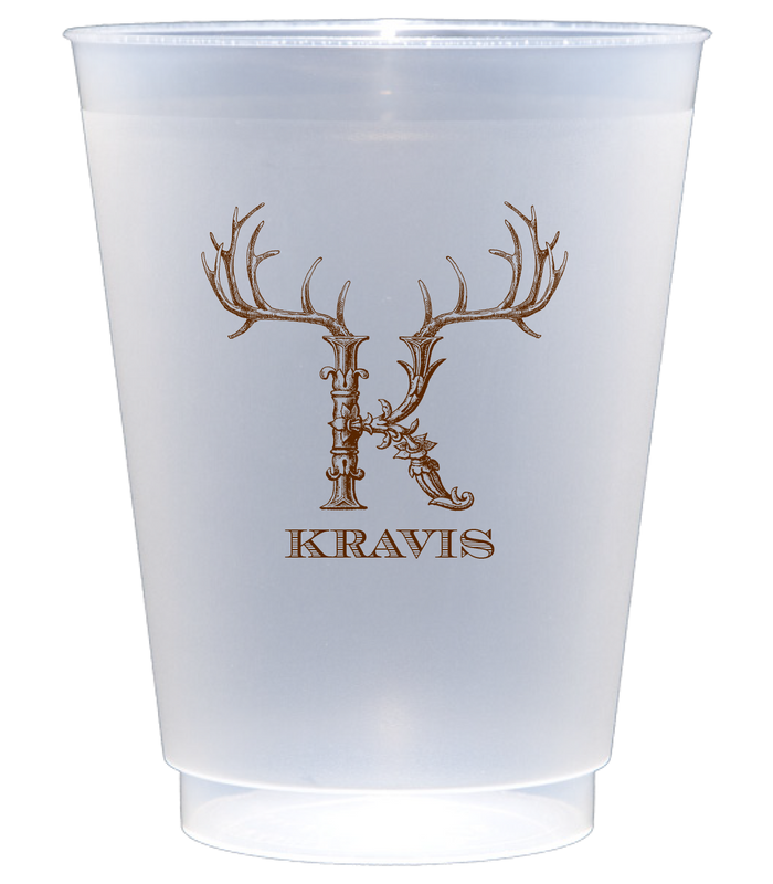 Customizable Hornabet Frosted Shatterproof 16oz Cups K