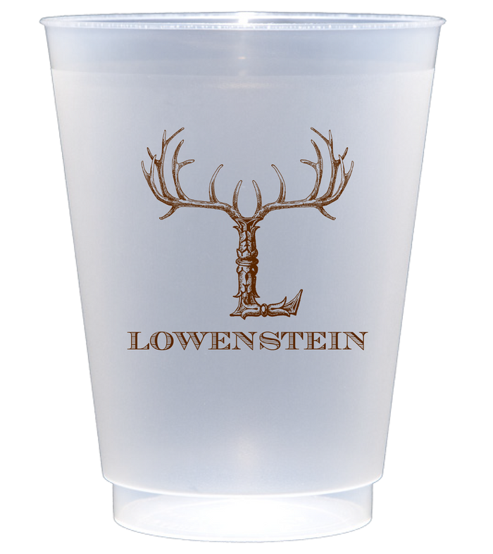 Customizable Hornabet Frosted Shatterproof 16oz Cups L