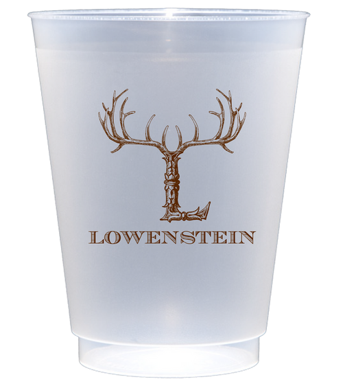 Customizable Hornabet Frosted Shatterproof 16oz Cups L