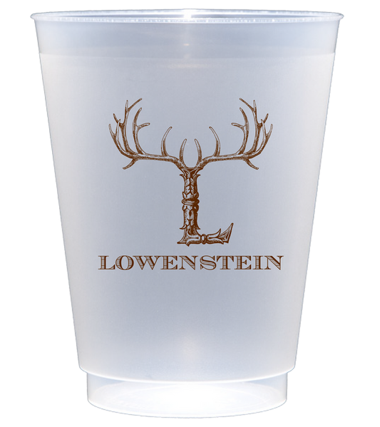 Customizable Hornabet Frosted Shatterproof 16oz Cups L