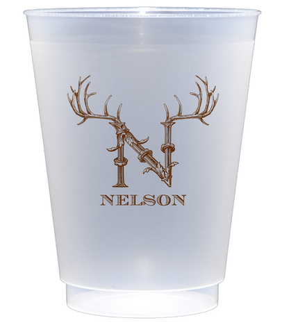 Customizable Hornabet Frosted Shatterproof 16oz Cups N