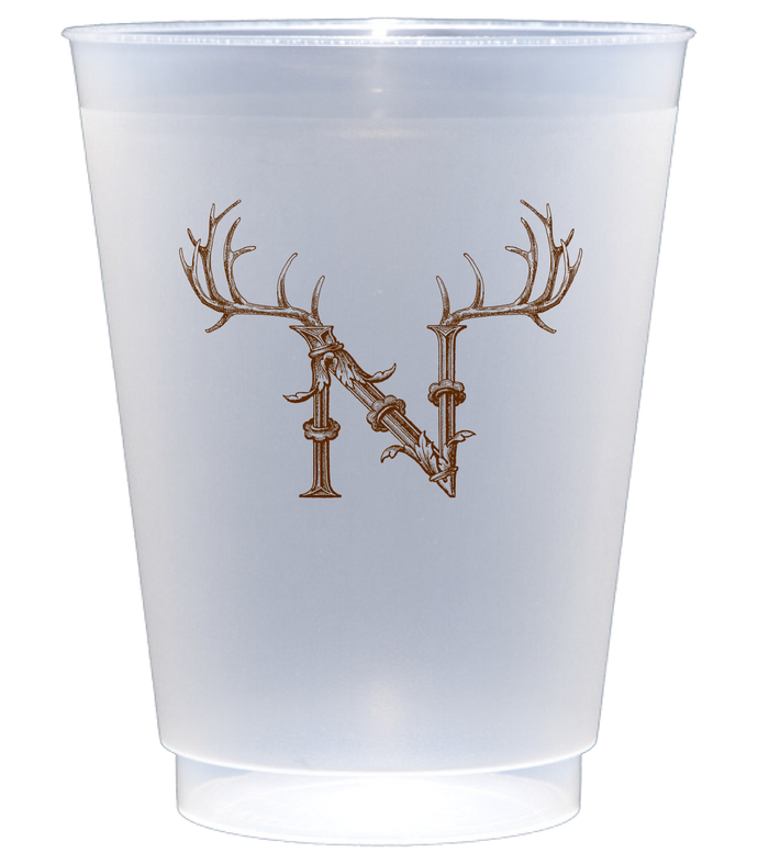 Customizable Hornabet Frosted Shatterproof 16oz Cups N