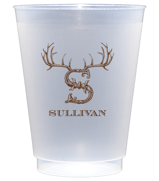 Customizable Hornabet Frosted Shatterproof 16oz Cups S