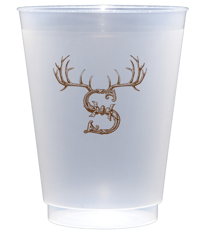 Customizable Hornabet Frosted Shatterproof 16oz Cups S