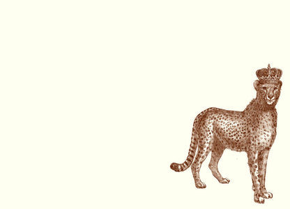 Customizable Royal Cheetah A6 Notes