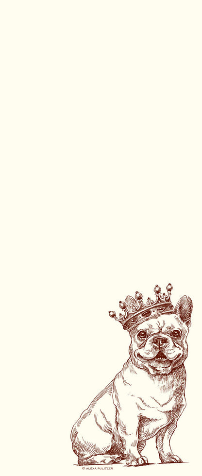 Customizable Royal French Bulldog Long Pad