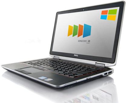 DELL Grade A E6520 15.6" Laptop - Intel Core i3-2330M 2.20GHz 8GB RAM 128GB SSD Windows 10 Pro 64-Bit - Coretek Computers