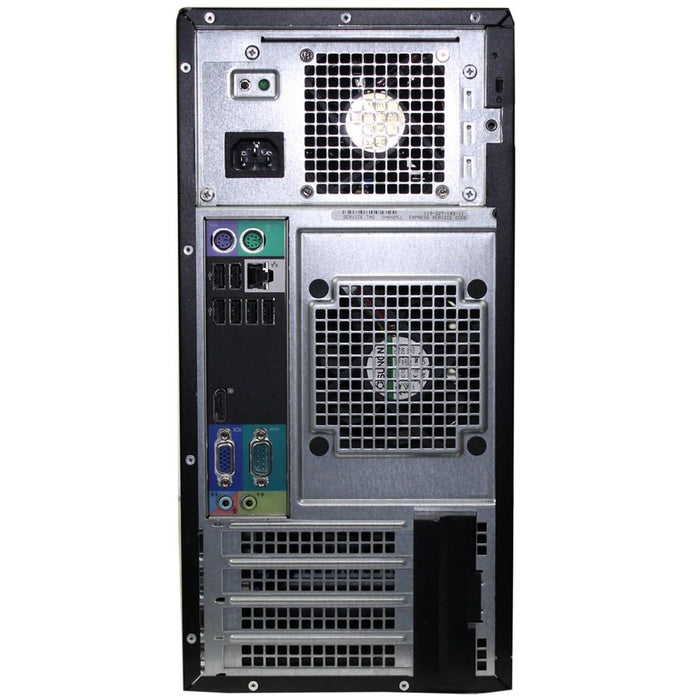 Dell Precision T1600 Workstation - Intel Xeon 3.1GHz Quad Core Processor E3-1225 (up to 3.4GHz), 8GB DDR3, 120GB SSD + 500GB HDD, DVD, Intel HD Graphics P3000, Windows 10 Professional, Keyboard/Mouse - Coretek Computers