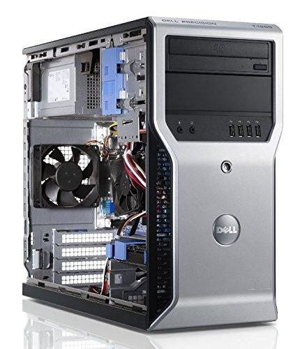 Dell Precision T1600 Workstation - Intel Xeon 3.1GHz Quad Core Processor E3-1225 (up to 3.4GHz), 8GB DDR3, 120GB SSD + 500GB HDD, DVD, Intel HD Graphics P3000, Windows 10 Professional, Keyboard/Mouse - Coretek Computers