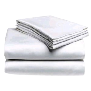 Diamond Single Flat Sheet White