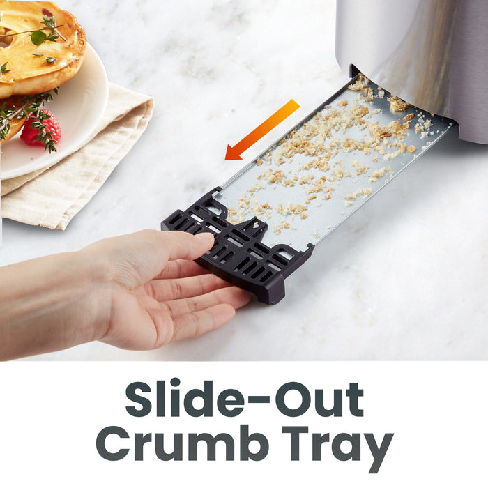 Digital Long Slot 4 Slice Toaster