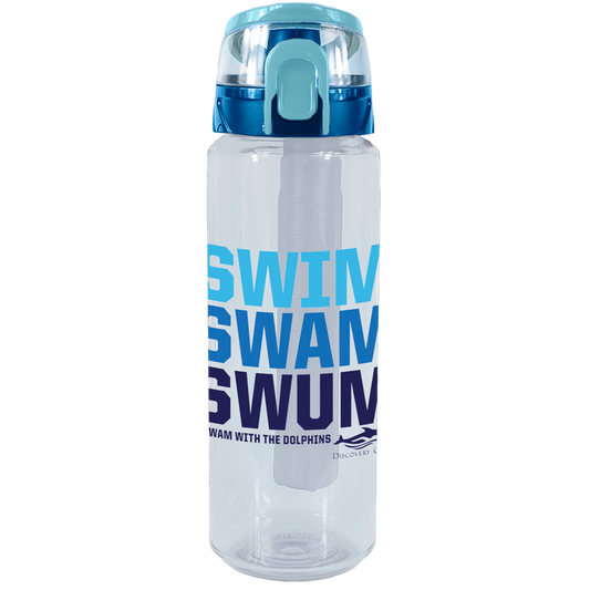 Discovery Cove Swim Swam Swum Logo Bottle 32 Oz