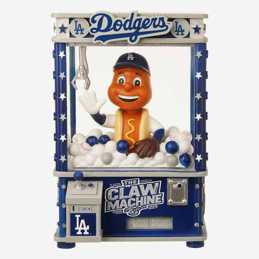 Dodger Dog Los Angeles Dodgers Claw Machine MLB Baseball Bobblehead