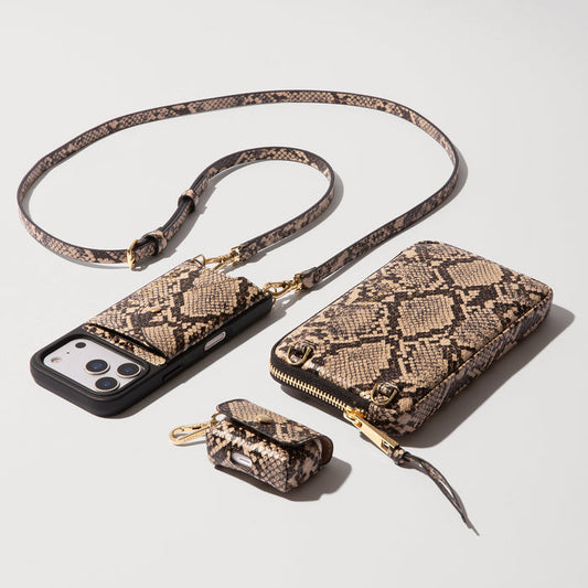 Donna Essentials Set - Grey Snake/Gold