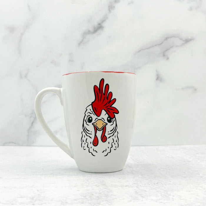 Don't Make Me Peck You Latte Mug
