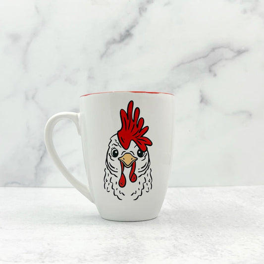 Don't Make Me Peck You Latte Mug