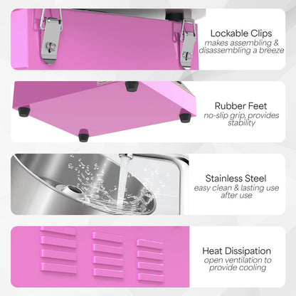 Pink Electric Commercial Cotton Candy Machine