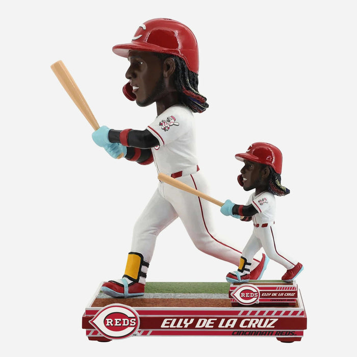Elly De La Cruz Cincinnati Reds Magnetized Bobble Dubblz MLB Baseball Bobblehead