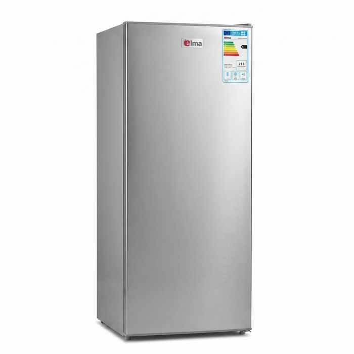 Elma Upright Freezer A+, 6 Drawers, 153Lit, Stainless Steel