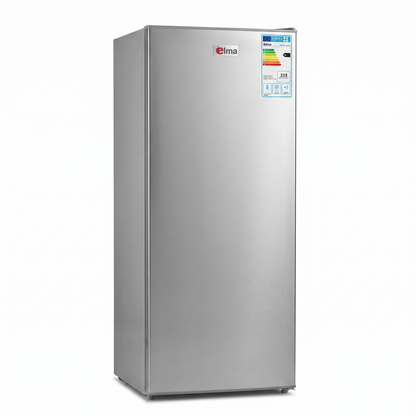 Elma Upright Freezer A+, 6 Drawers, 153Lit, Stainless Steel