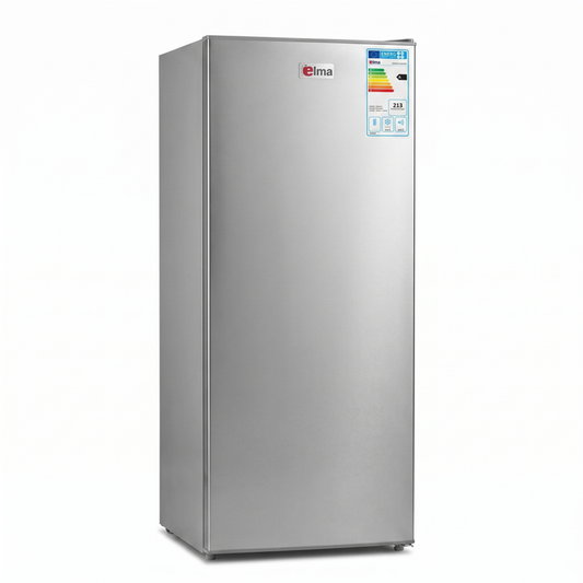 Elma Upright Freezer A+, 6 Drawers, 153Lit, Stainless Steel