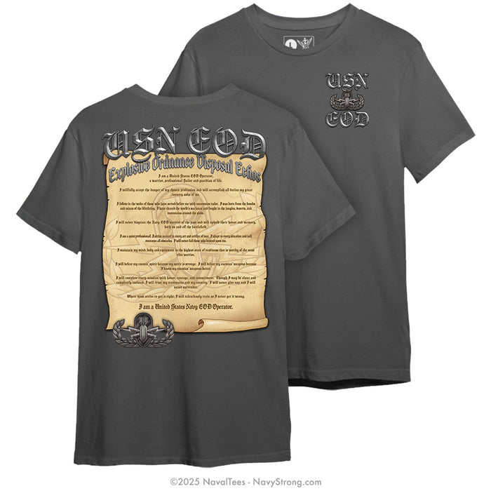 "EOD Ethos" Tee | Charcoal