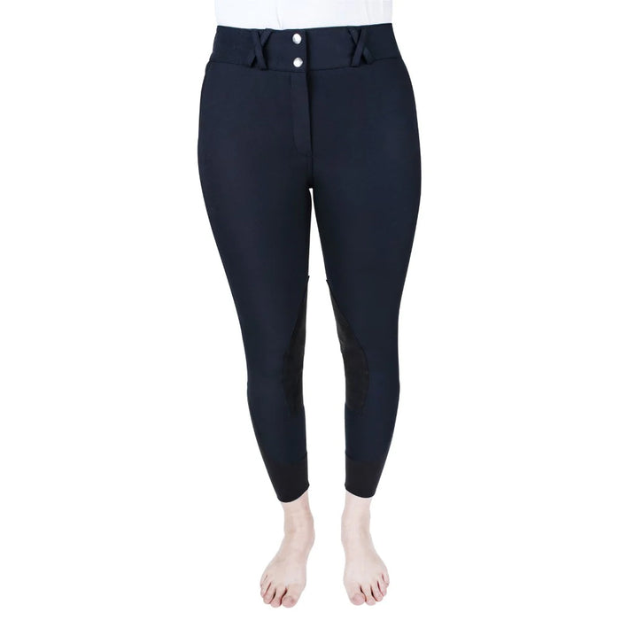 Equine Couture Charlotte Suede Knee Patch Breech - Breeches.com