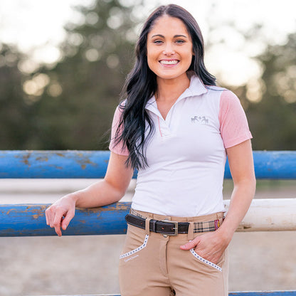 Equine Couture Ladies Magda Equicool Short Sleeve Show Shirt