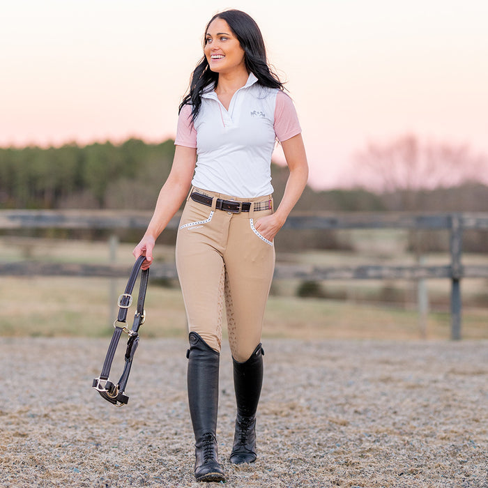 Equine Couture Ladies Magda Equicool Short Sleeve Show Shirt