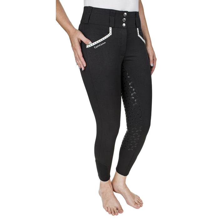 Equine Couture Women Nicole Full Silicone Printed Seat Breeches