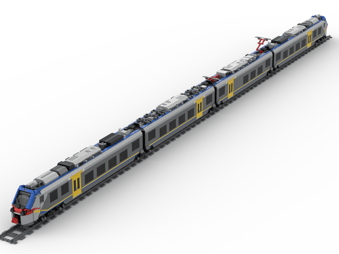 ETR104 train Klemmbausteine - LesDiy - Klemmbausteine