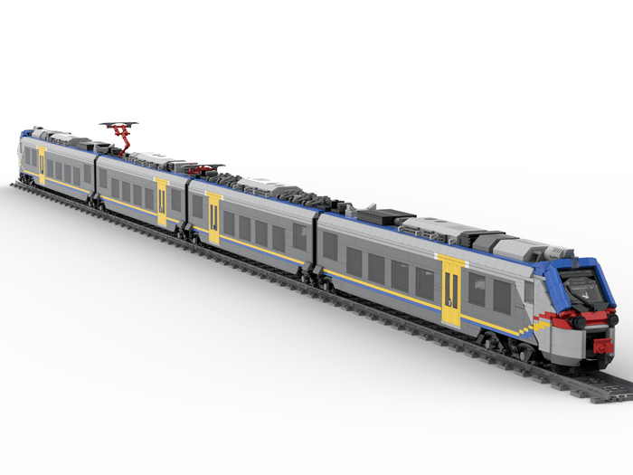 ETR104 train Klemmbausteine - LesDiy - Klemmbausteine