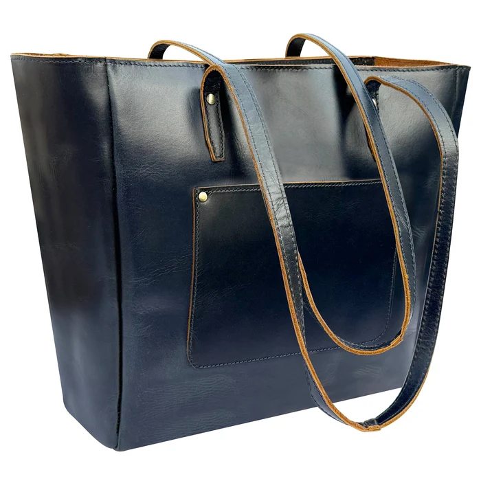 Evelyn Leather Tote Bag for Women - Timeless Shoulder Purse