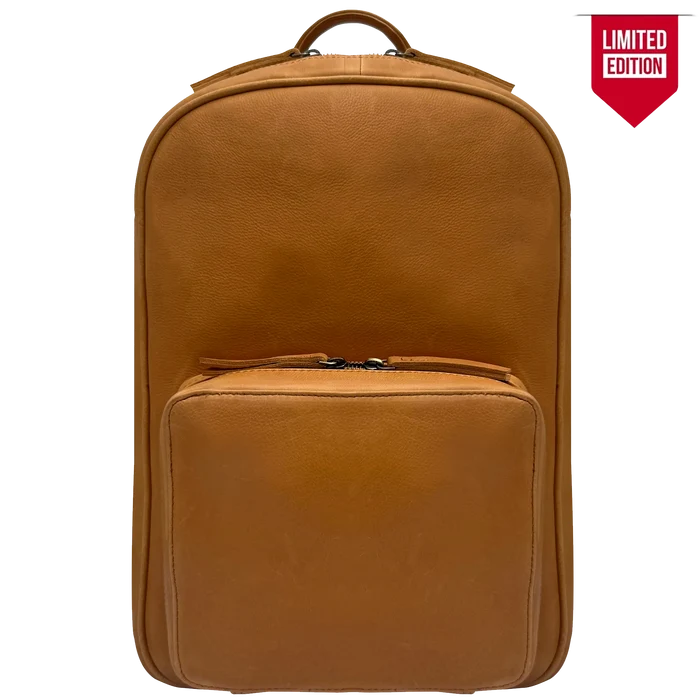 Everest Leather Laptop Backpack | Travel Commuter Rucksack